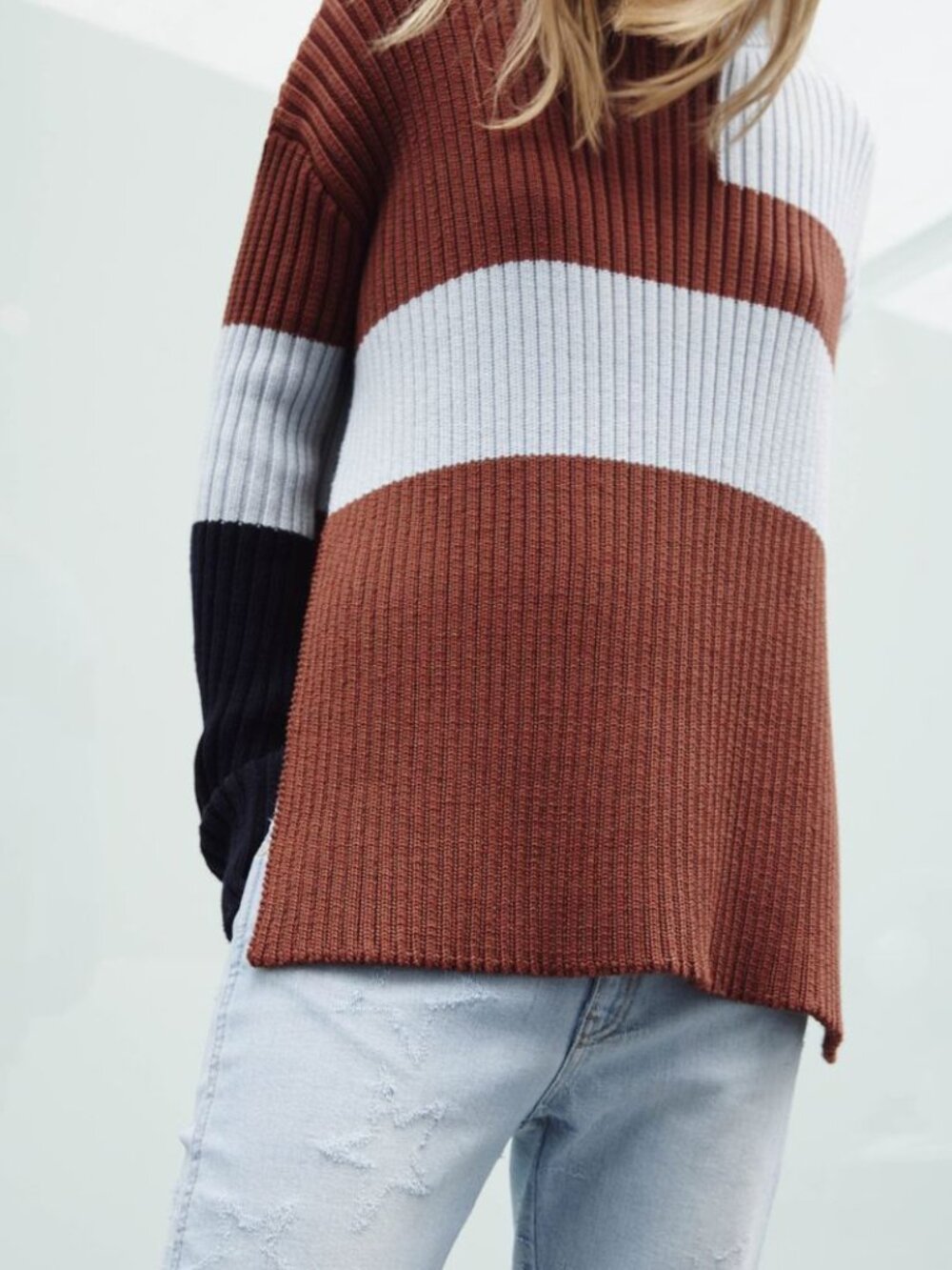 Beautiful geometric Stella McCartney sweater--EUC--small-medium